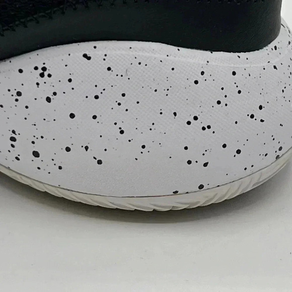 Adidas Men 8 Women 9.5 Rose 773 FX7123 Basketball Shoes Black & White Athleisure - Picture 10 of 16